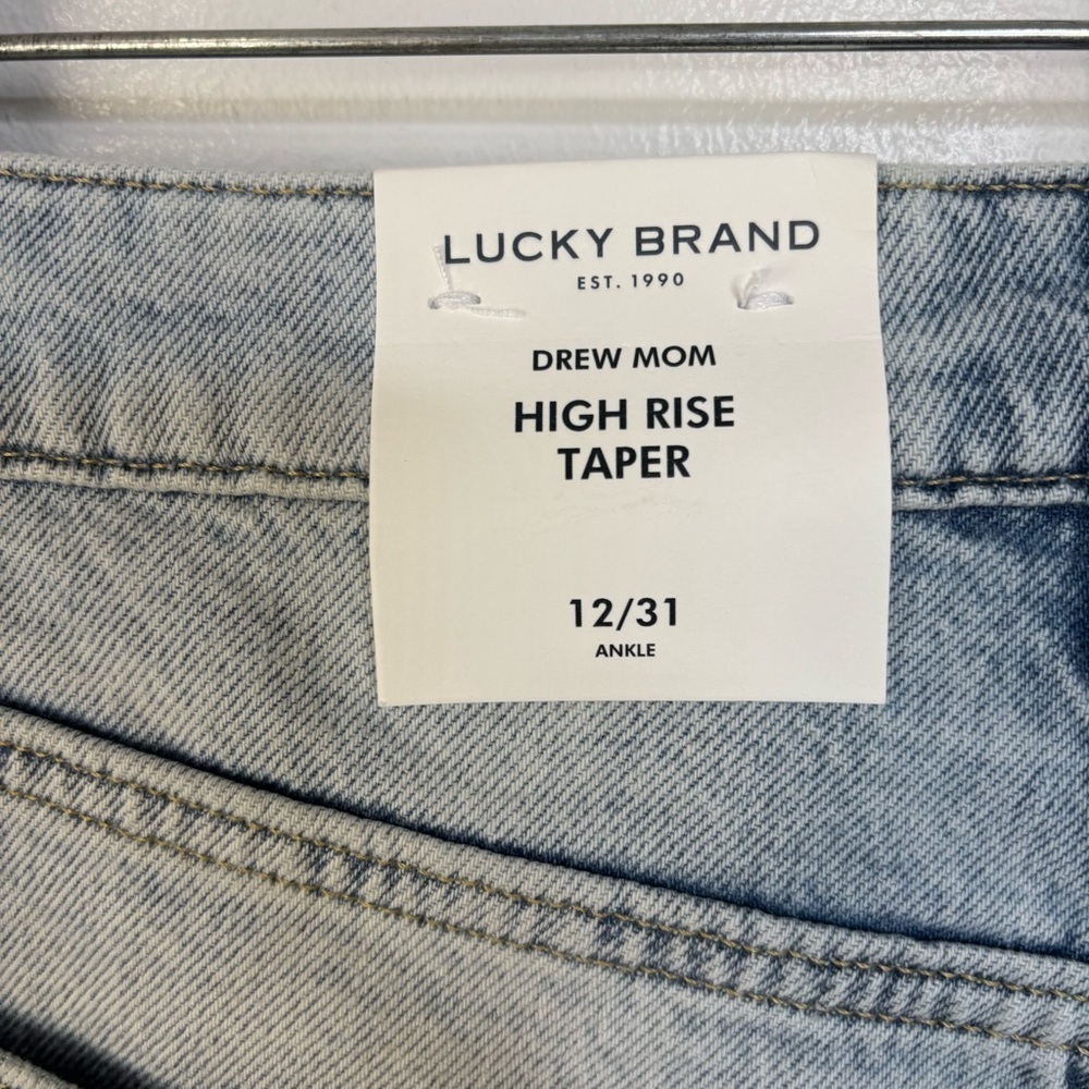 NWT Lucky Brand Jeans Womens 12/31 Ankle Drew Mom High Rise Taper‎ - Picture 8 of 11